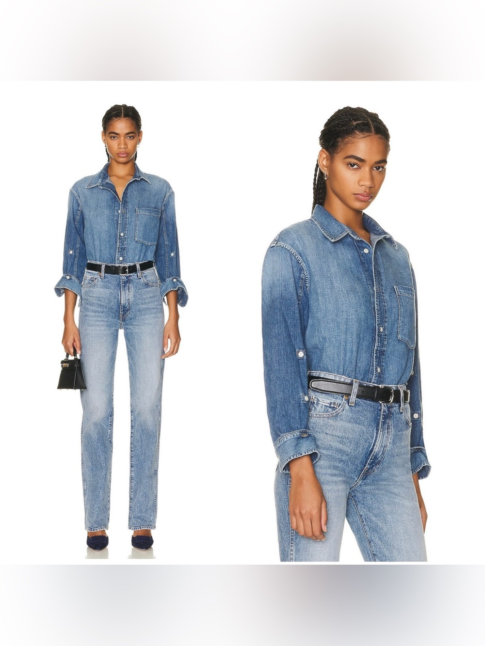 NWT Citizens of Humanity Kayla denim shirt in “Somerset”